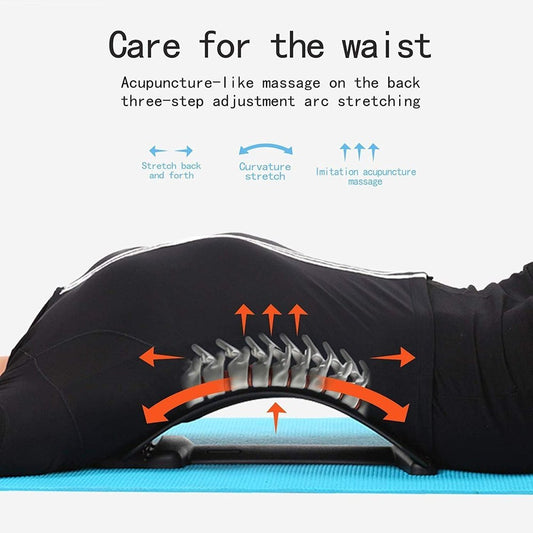 magnetic terapy acupunture massage lumbar Back stretcher