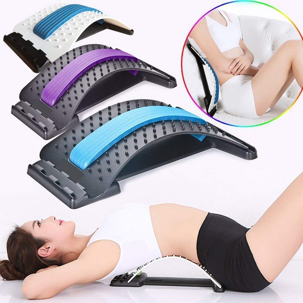 magnetic terapy acupunture massage lumbar Back stretcher