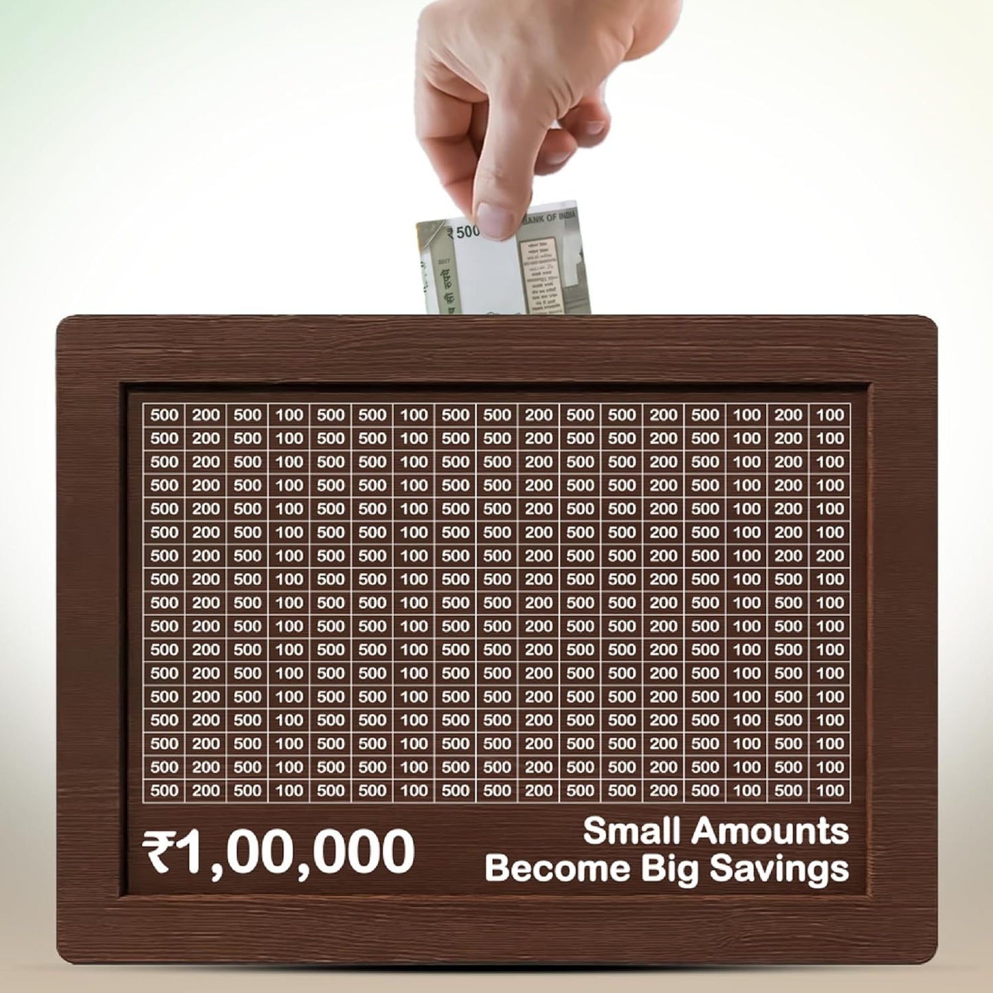 Wooden Money Saving Box | One Lakh Saving Box | Small Amount Becomes Big Savings!