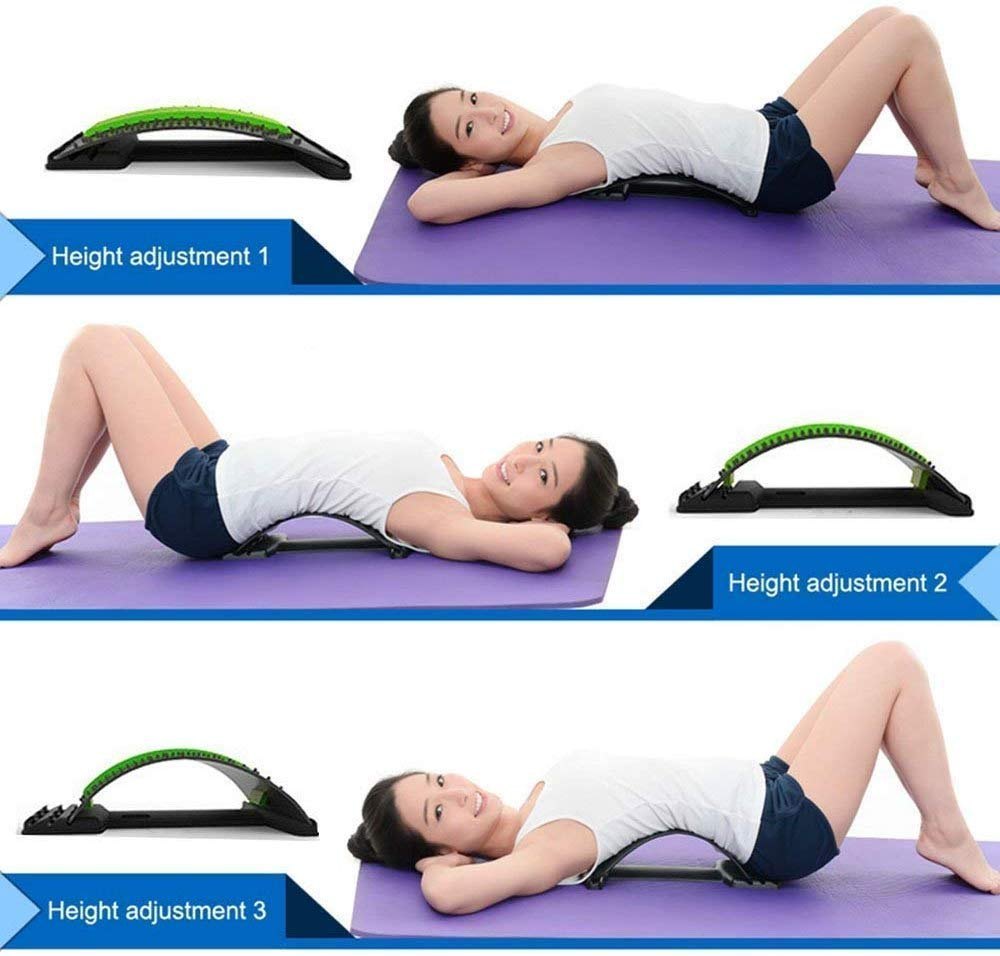 magnetic terapy acupunture massage lumbar Back stretcher