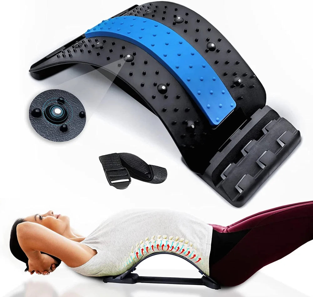 magnetic terapy acupunture massage lumbar Back stretcher